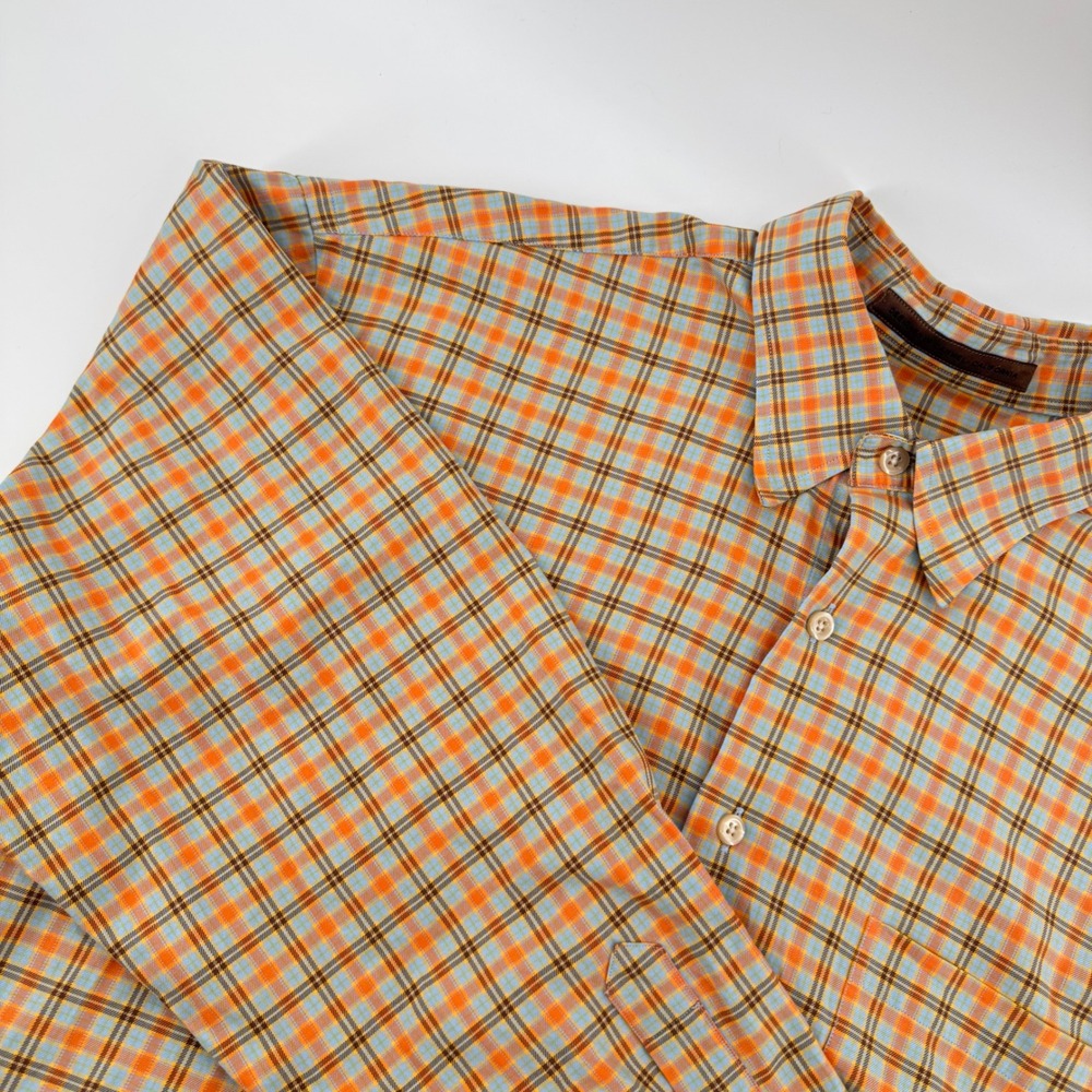 Robert Talbott‎ Carmel Mens L Button Down Office Preppy Luxury Designer Classic